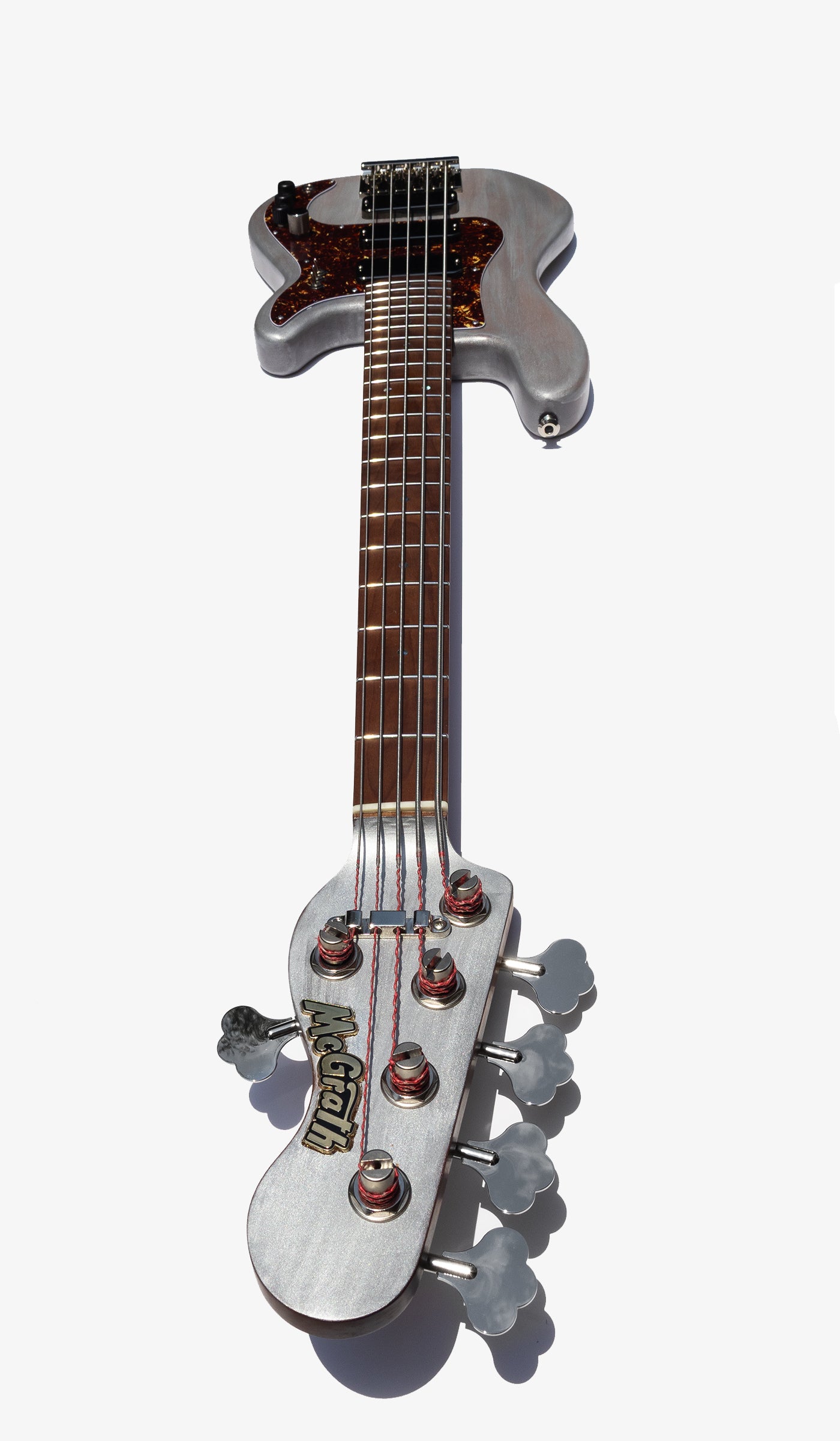 Thunderhorse V - Brushed Silver - McGrath Guitars