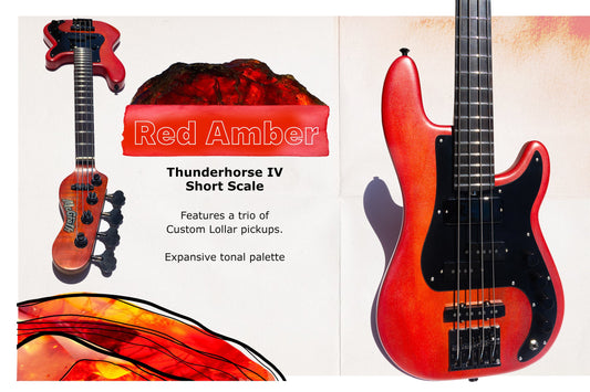 Thunderhorse IV Short Scale Red Amber