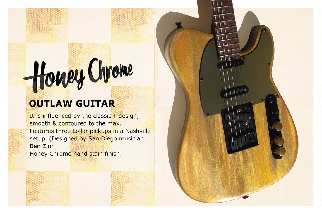 Honey Chrome Outlaw Guitar