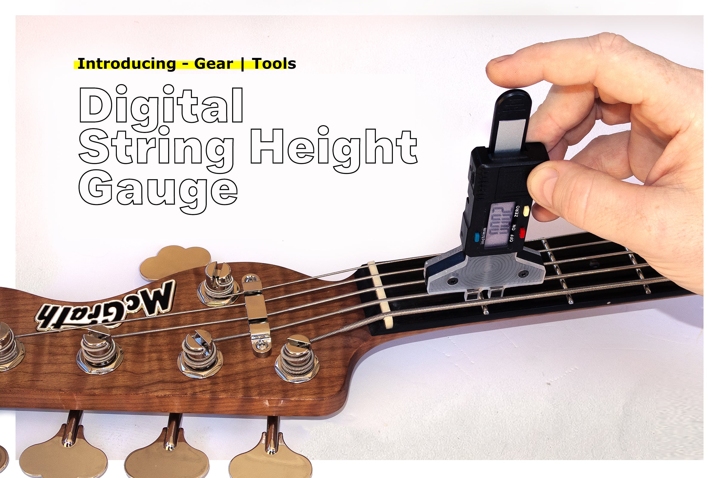 String Digital Digital String Height Gauge McGrath Guitars