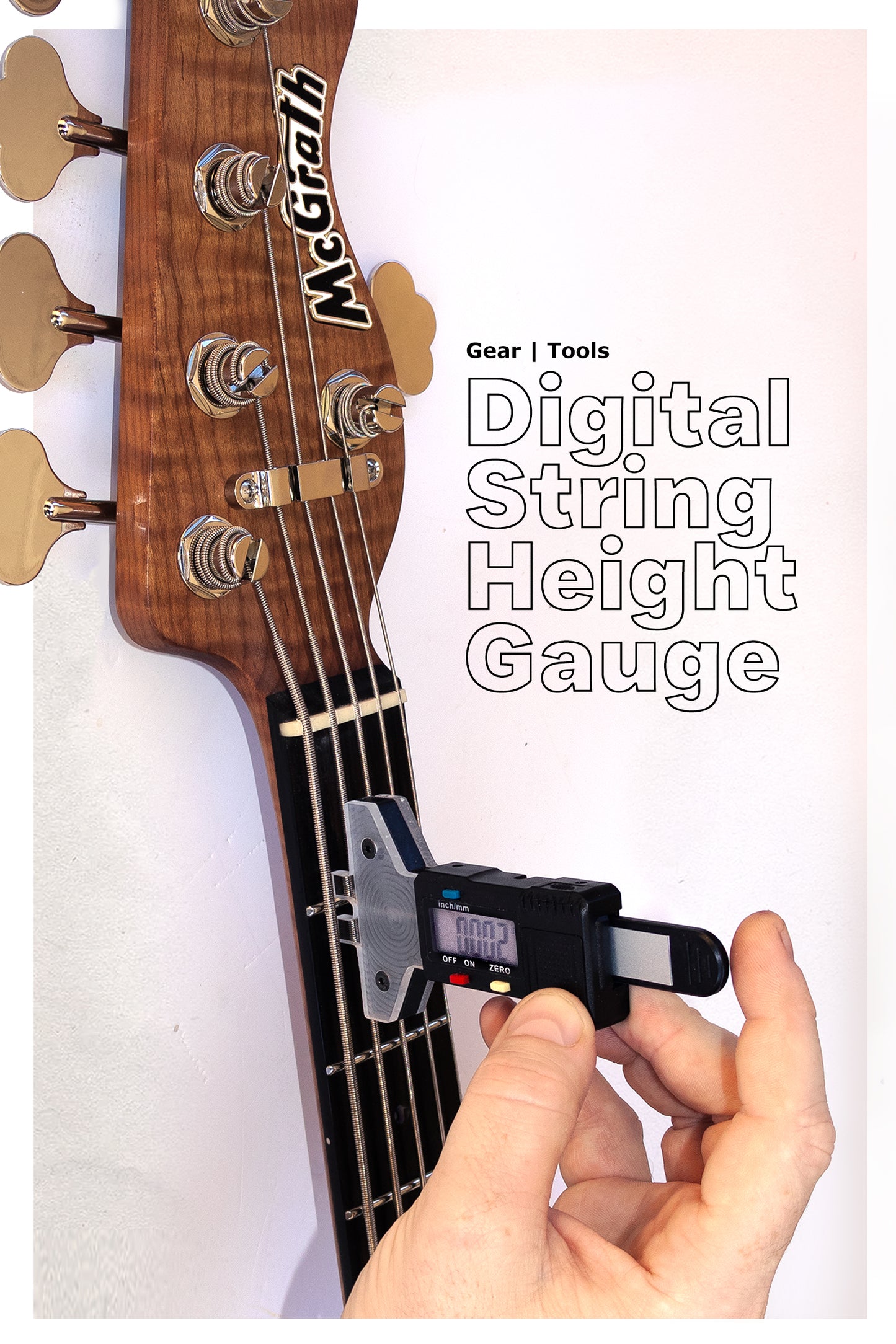 Digital String Height Gauge McGrath Guitars
