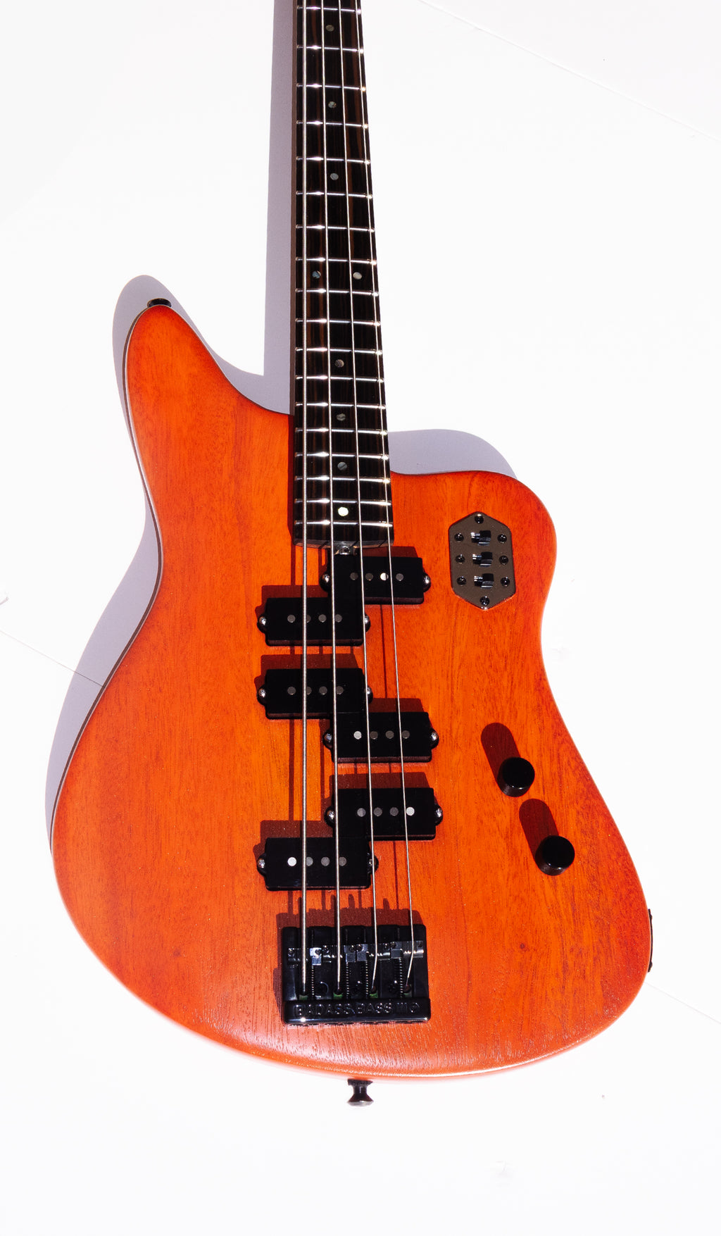 McGrath Guitars Rebel - 4 String Bass - Badass Orange (NAMM 2026) - McGrath Guitars