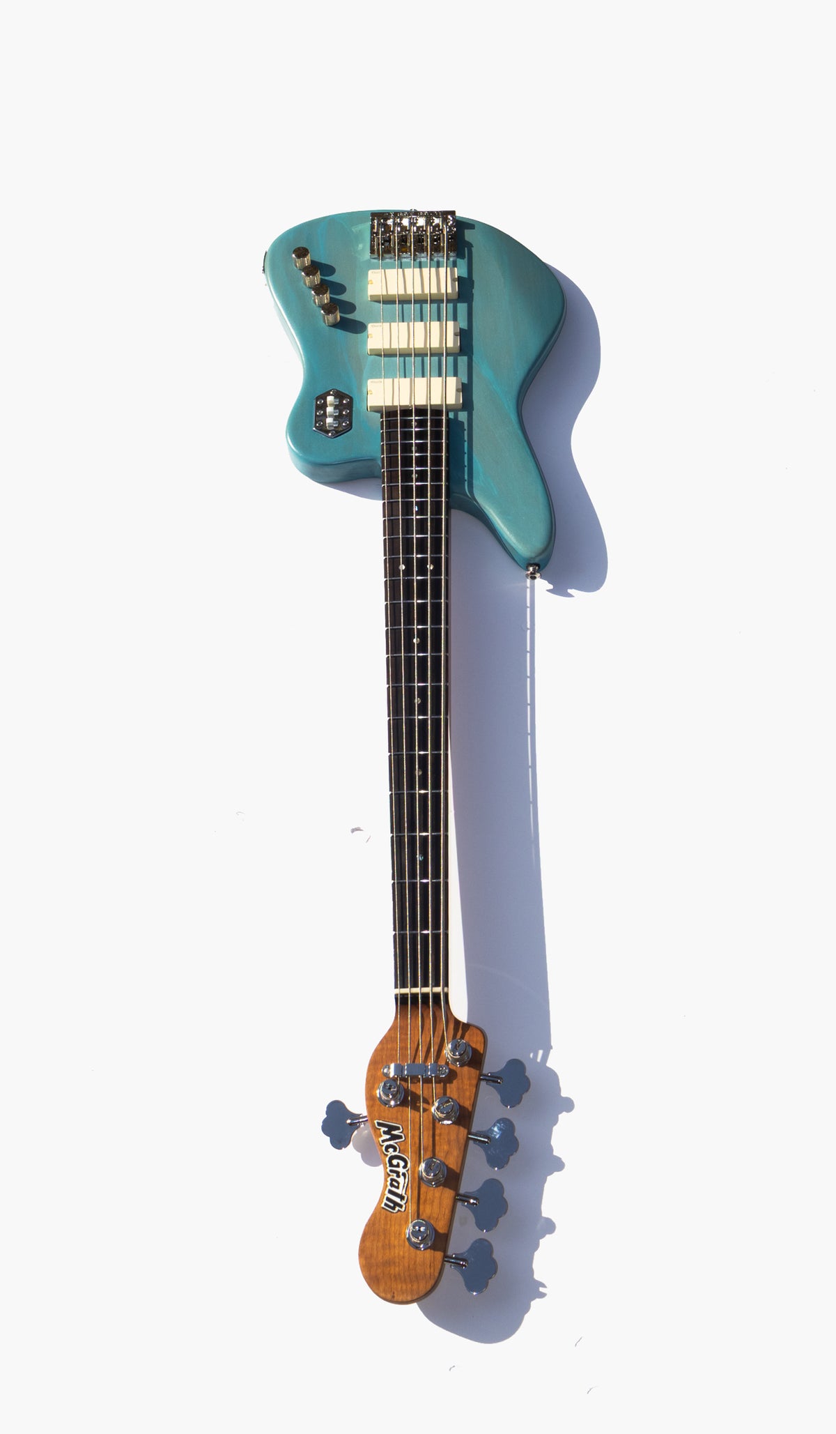 McGrath Rebel - 5-String Bass - Pool Blue (Namm 2026) - McGrath Guitars