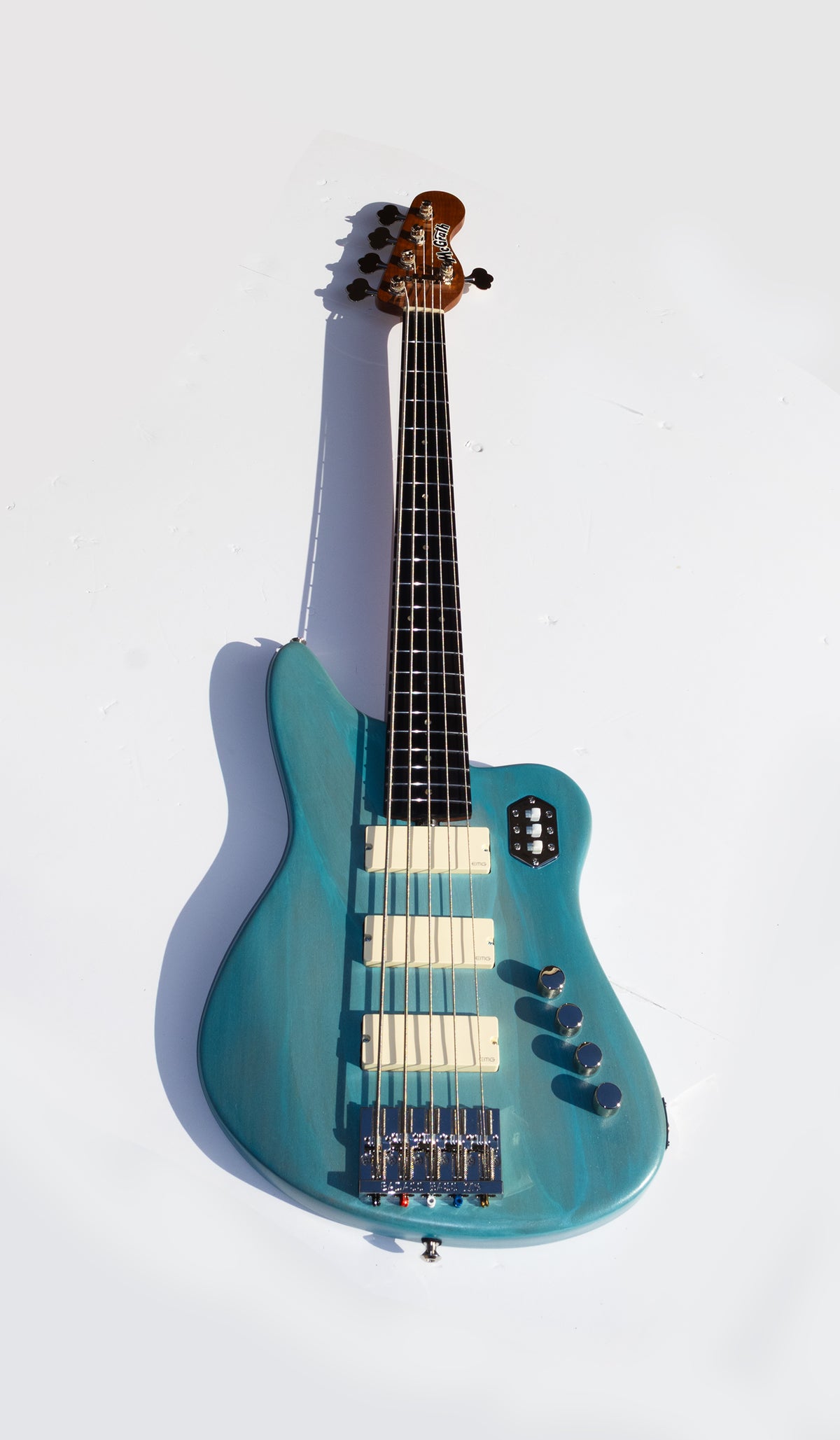 McGrath Rebel - 5-String Bass - Pool Blue (Namm 2026) - McGrath Guitars