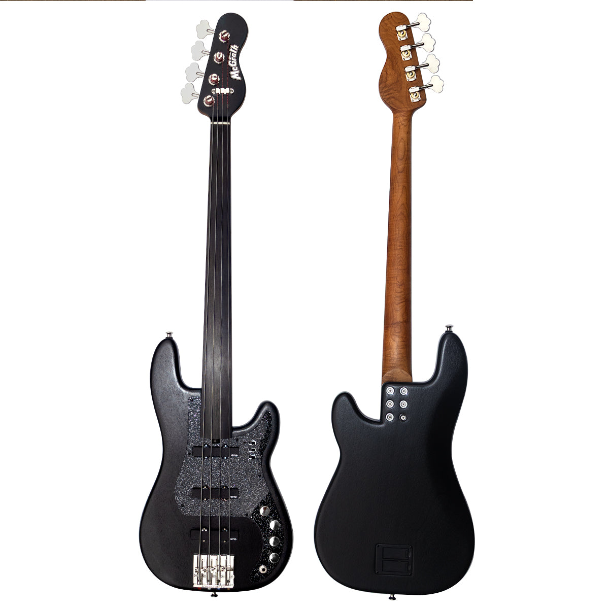 McGrath Thunderhorse - 4-String Fretless Bass - Orbital Ink (Namm 2026) - McGrath Guitars