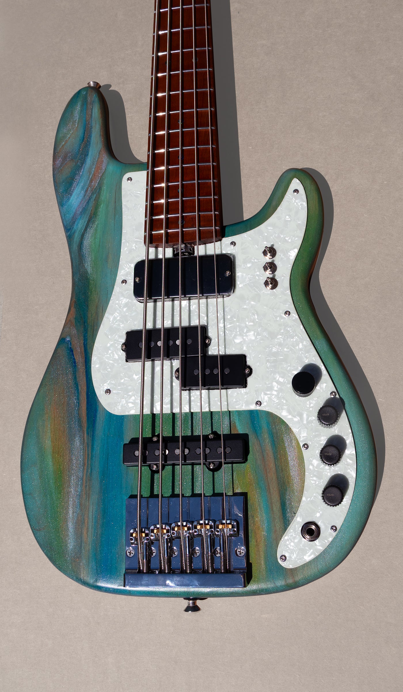 McGrath Thunderhorse V - Aquamarine - McGrath Guitars