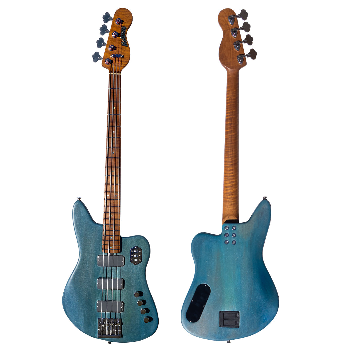 REBEL Bass IV - Pool Blue - McGrath Guitars