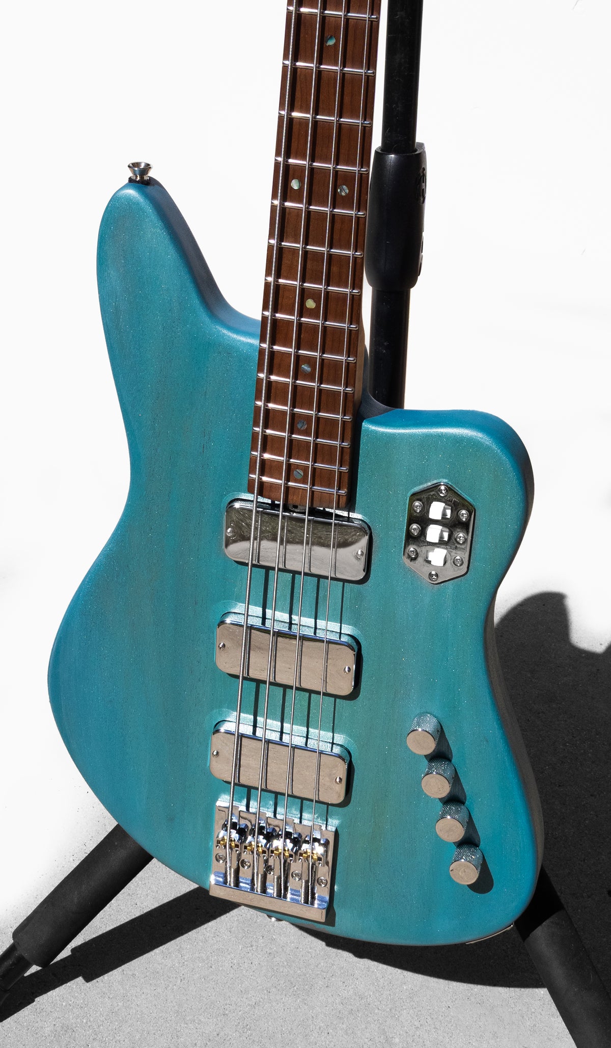REBEL Bass IV - Pool Blue - McGrath Guitars