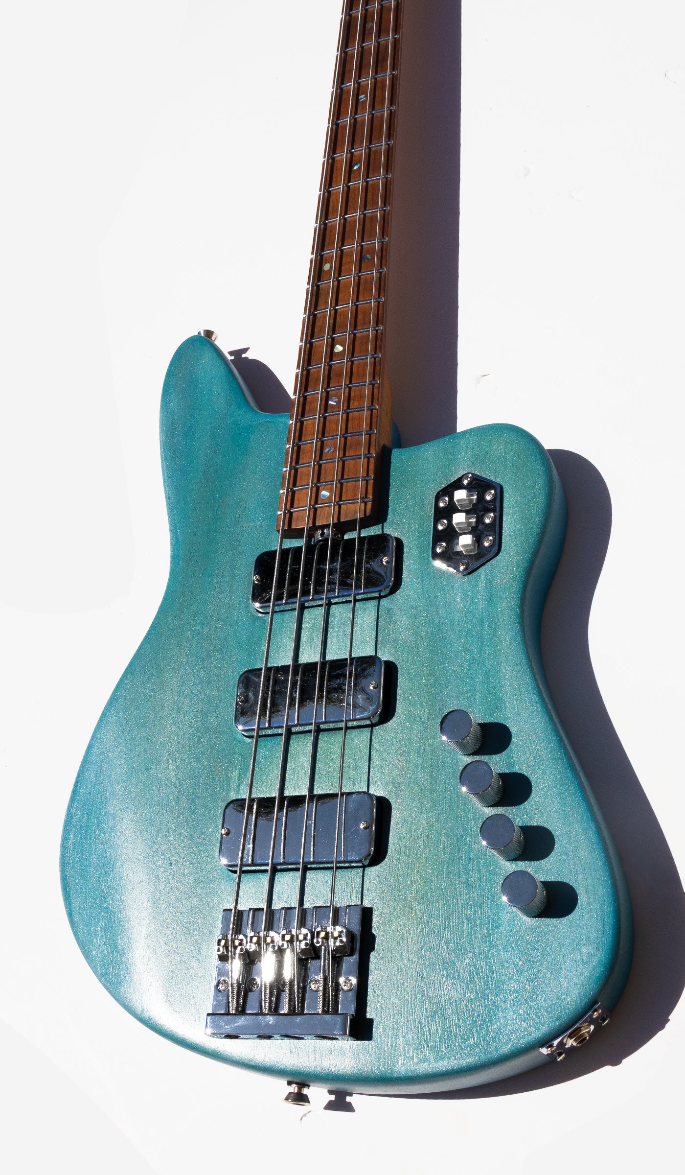 REBEL Bass IV - Pool Blue - McGrath Guitars