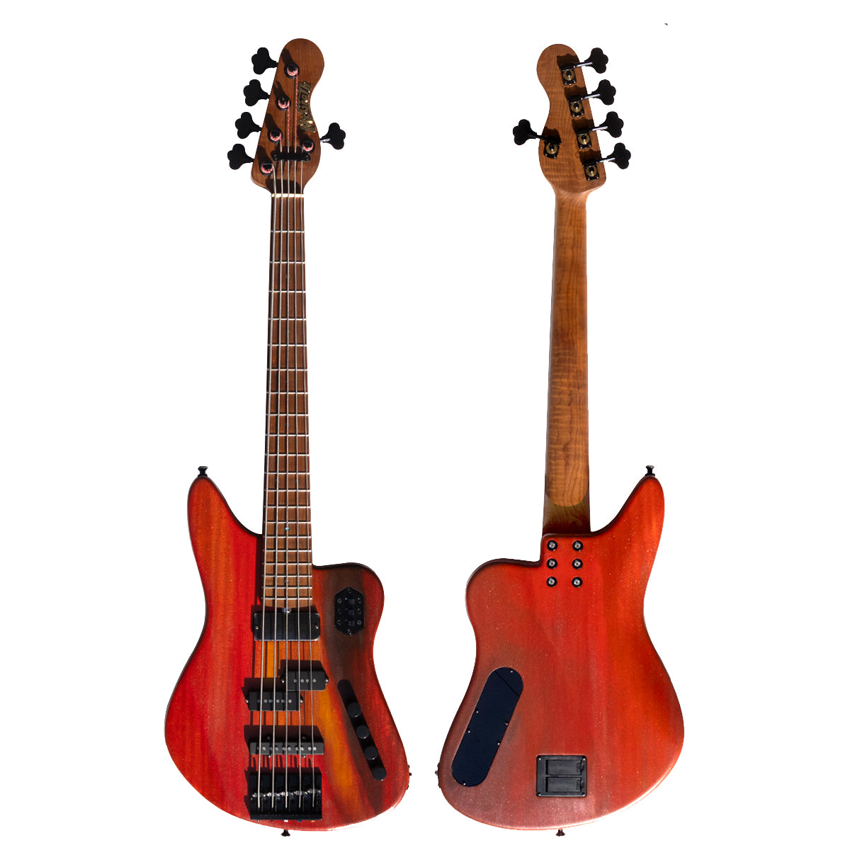 Rebel 5 - Red Flame - McGrath Guitars