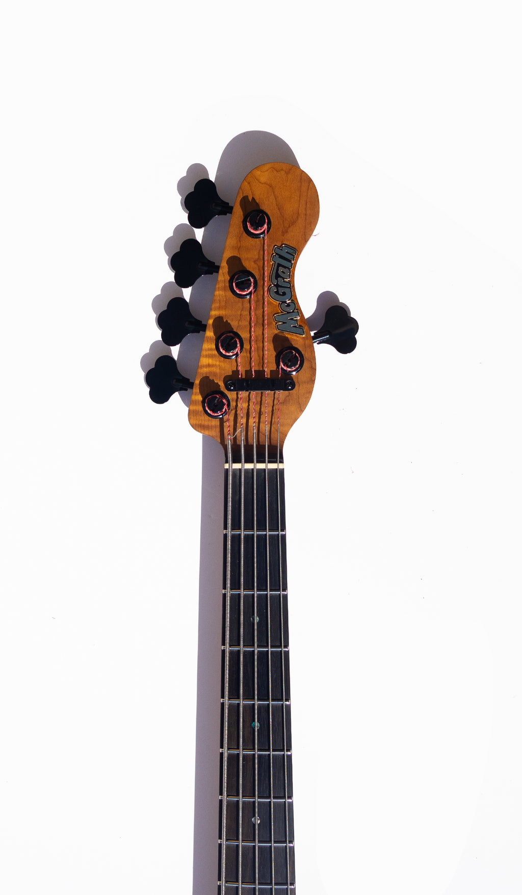 Rebel Bass - 5 String - Red Flame - McGrath Guitars