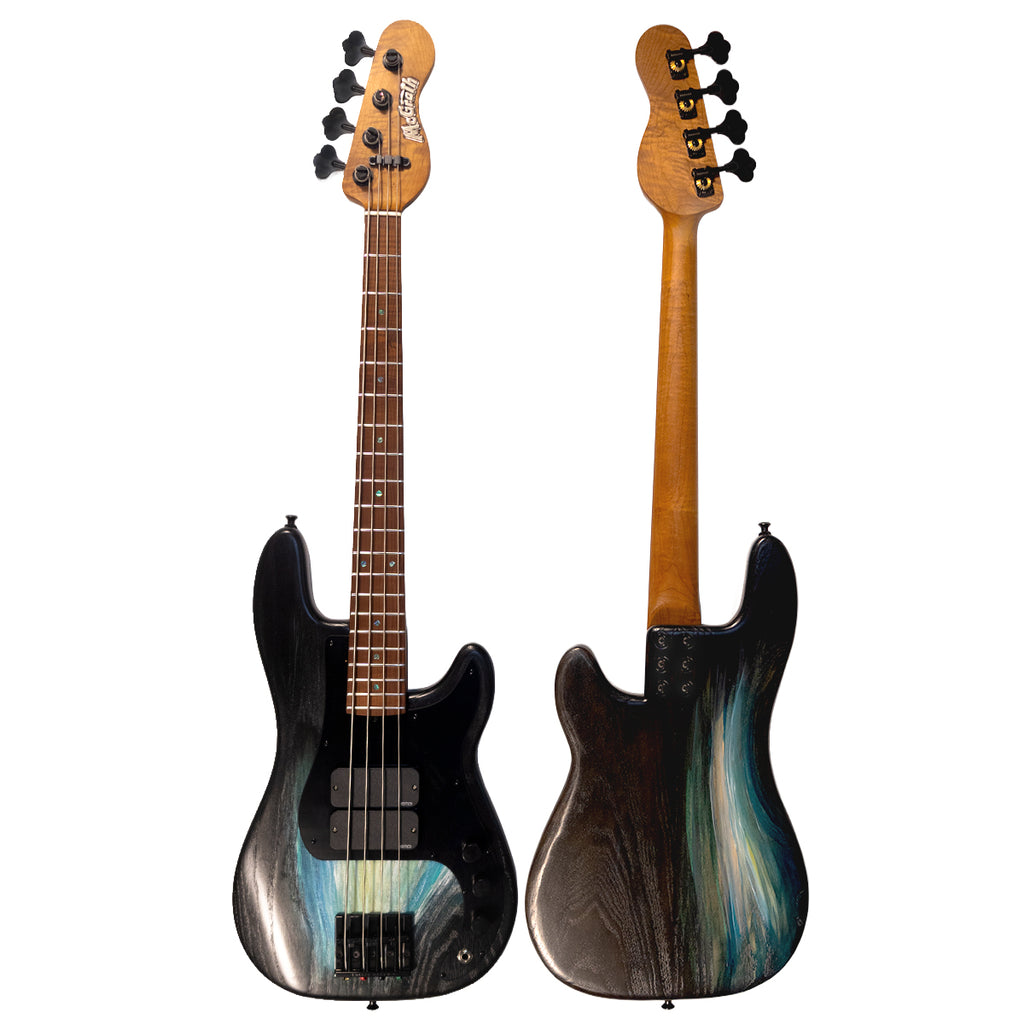 Thumper - P-Style - Black Sands - Short Scale - 8.3lbs - McGrath Guitars