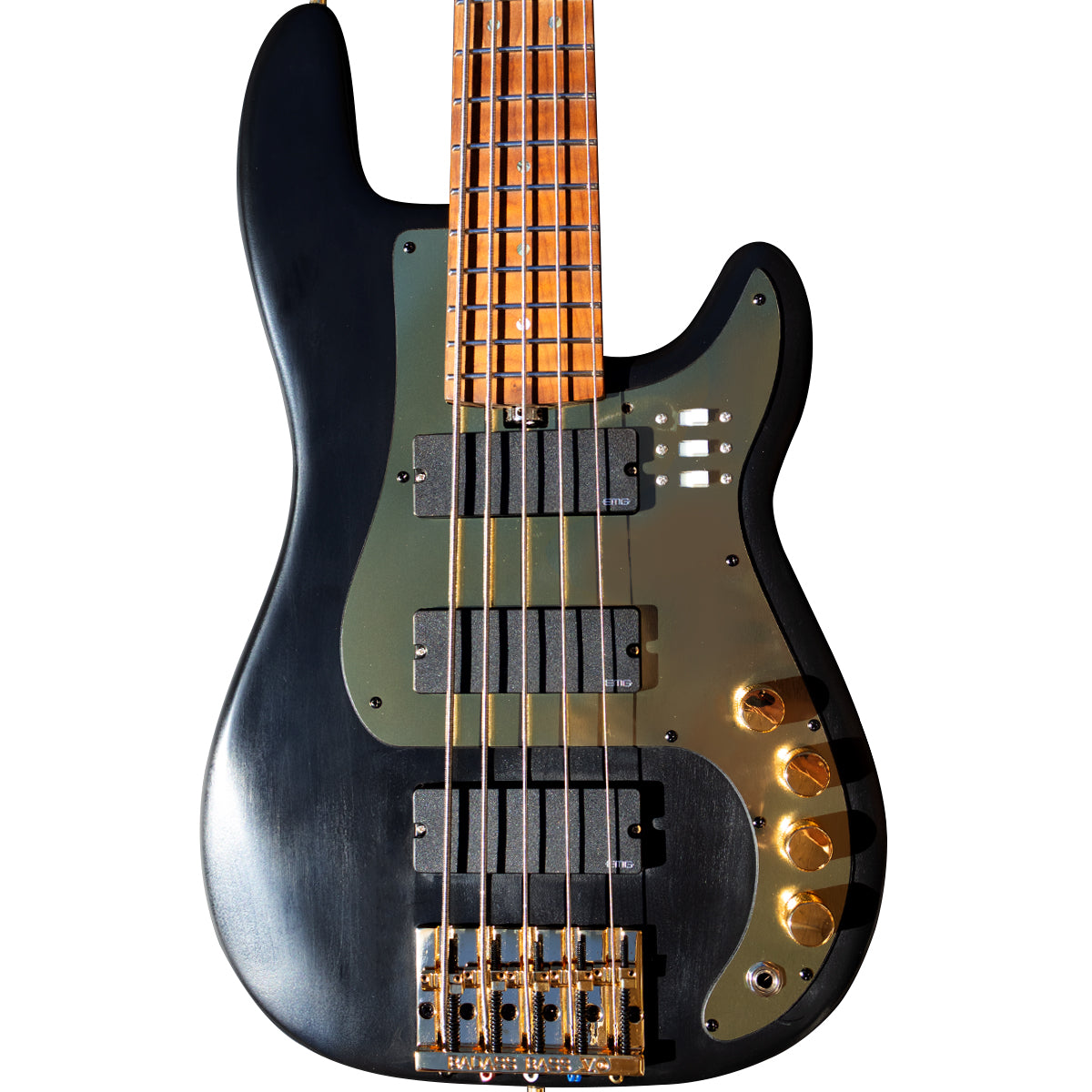 Thunderhorse V - Black and Gold - McGrath Guitars