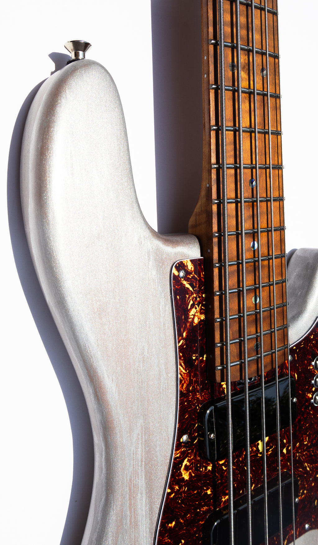 Thunderhorse V - Brushed Silver - McGrath Guitars