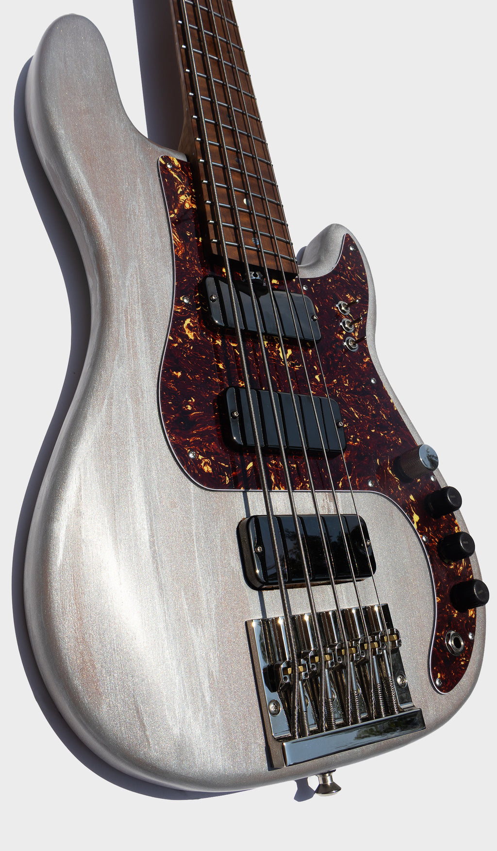Thunderhorse V - Brushed Silver - McGrath Guitars