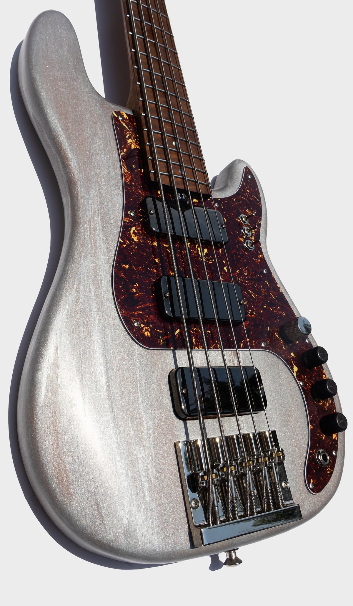 Thunderhorse V - Brushed Silver - McGrath Guitars