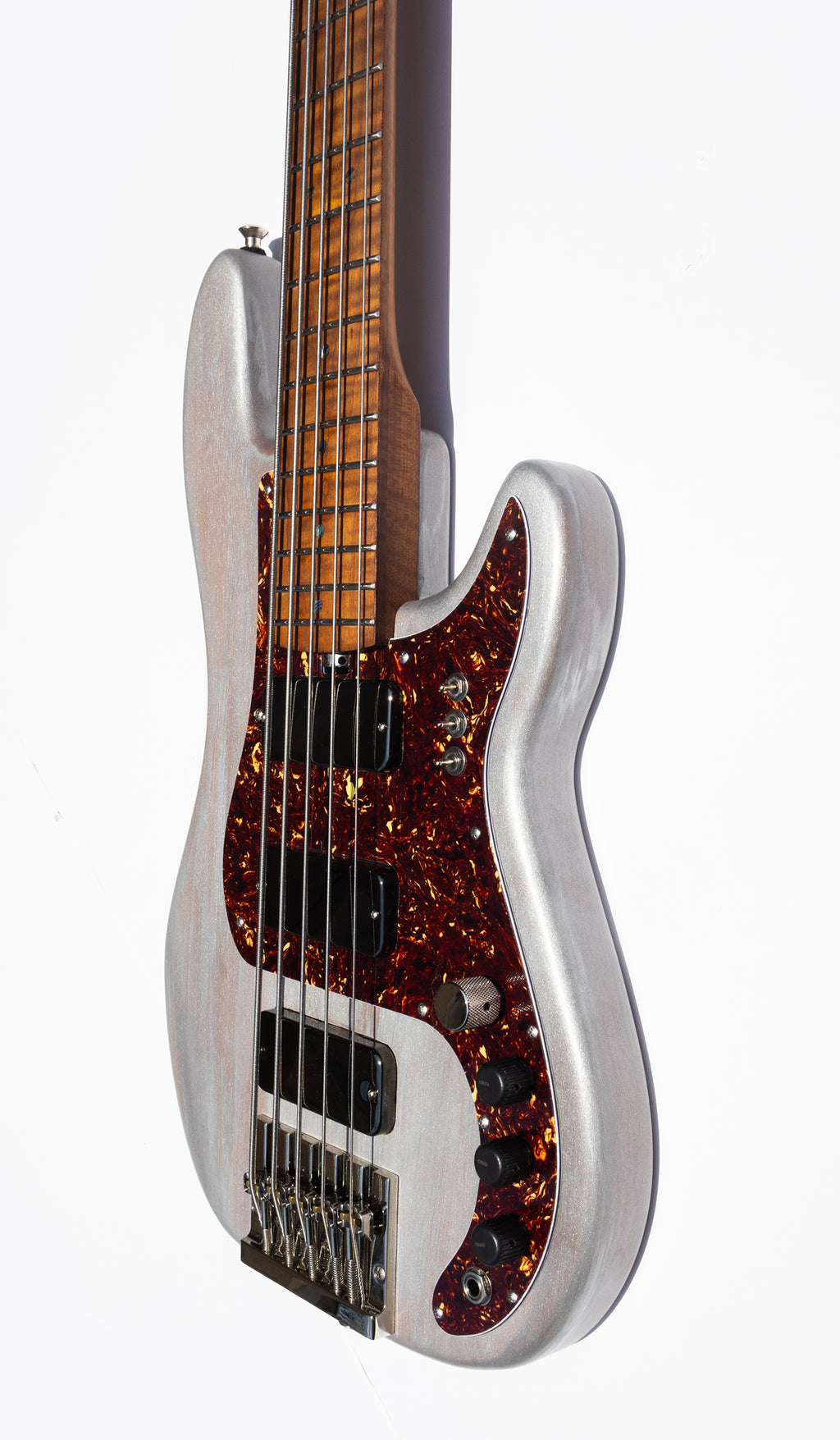 Thunderhorse V - Brushed Silver - McGrath Guitars