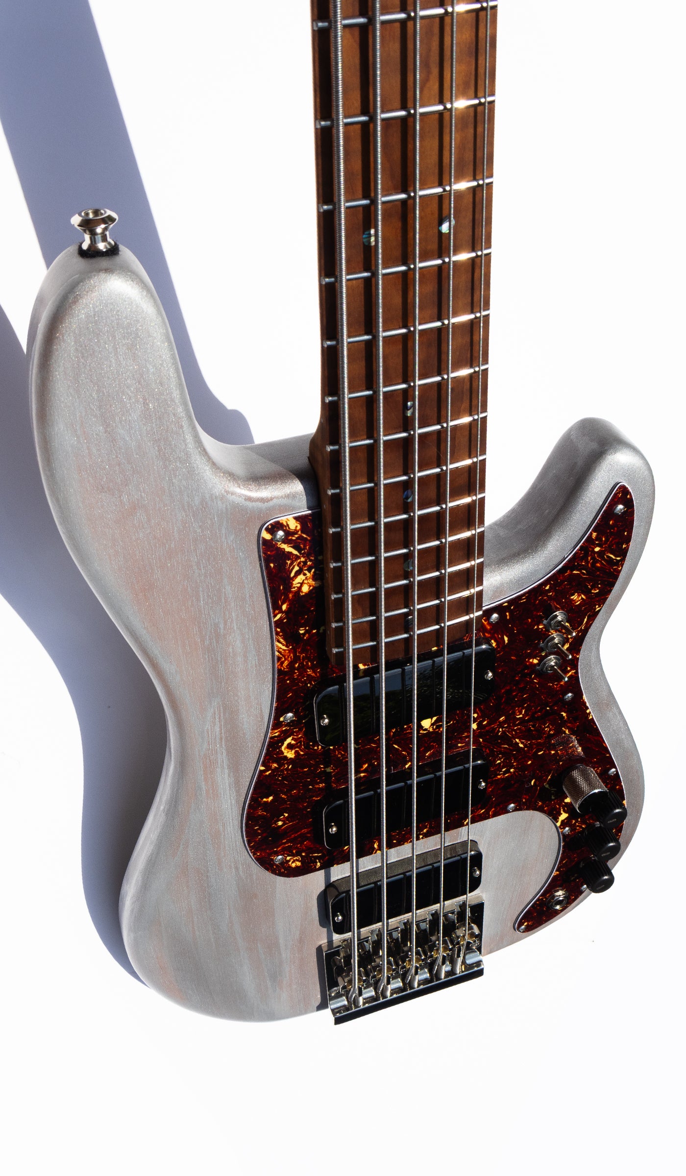 Thunderhorse V - Brushed Silver - McGrath Guitars