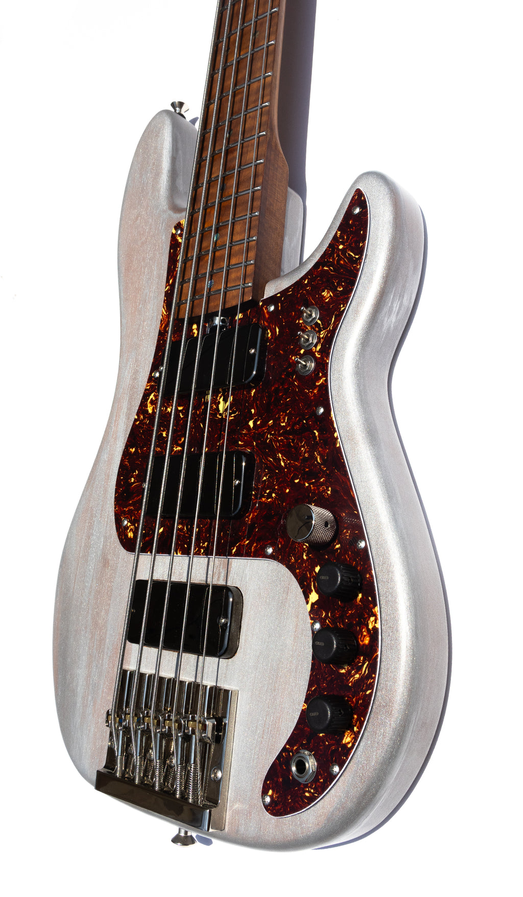 Thunderhorse V - Brushed Silver - McGrath Guitars