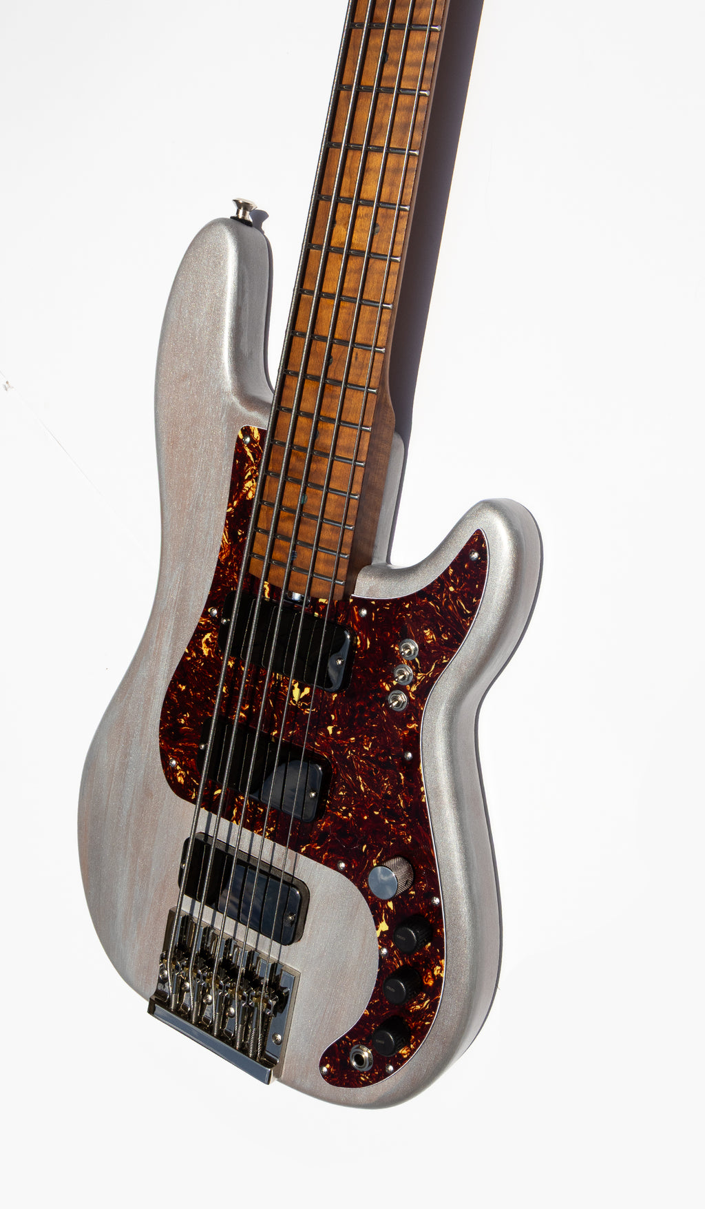 Thunderhorse V - Brushed Silver - McGrath Guitars
