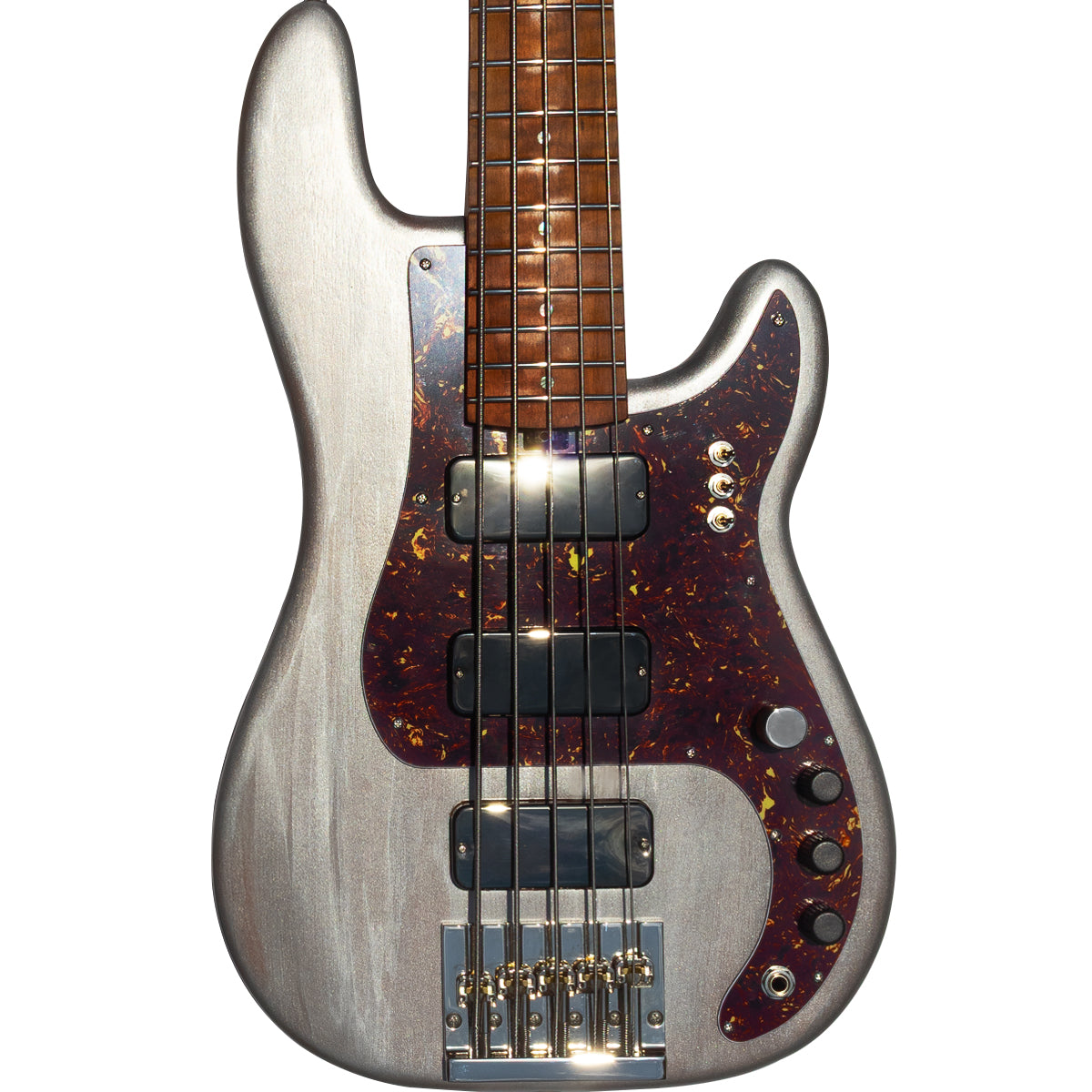 Thunderhorse V - Brushed Silver - McGrath Guitars