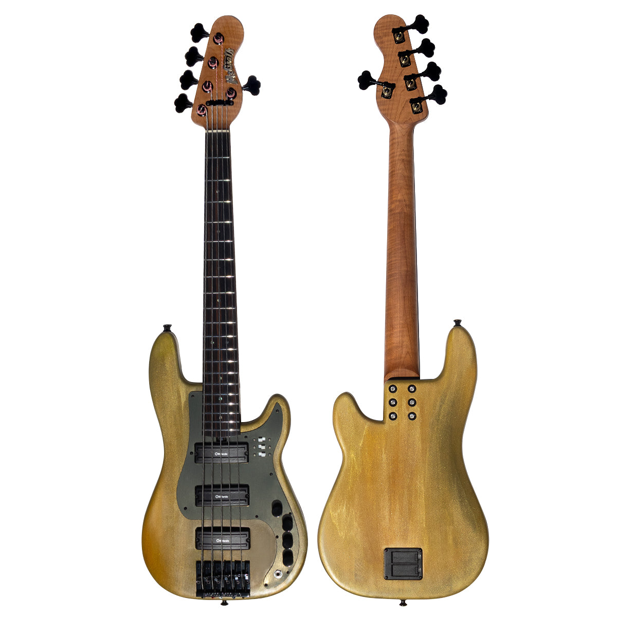 Thunderhorse V - Honey Chrome - Medium Scale - McGrath Guitars