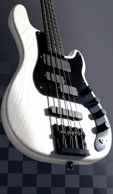 White Thunderhorse IV - McGrath Guitars